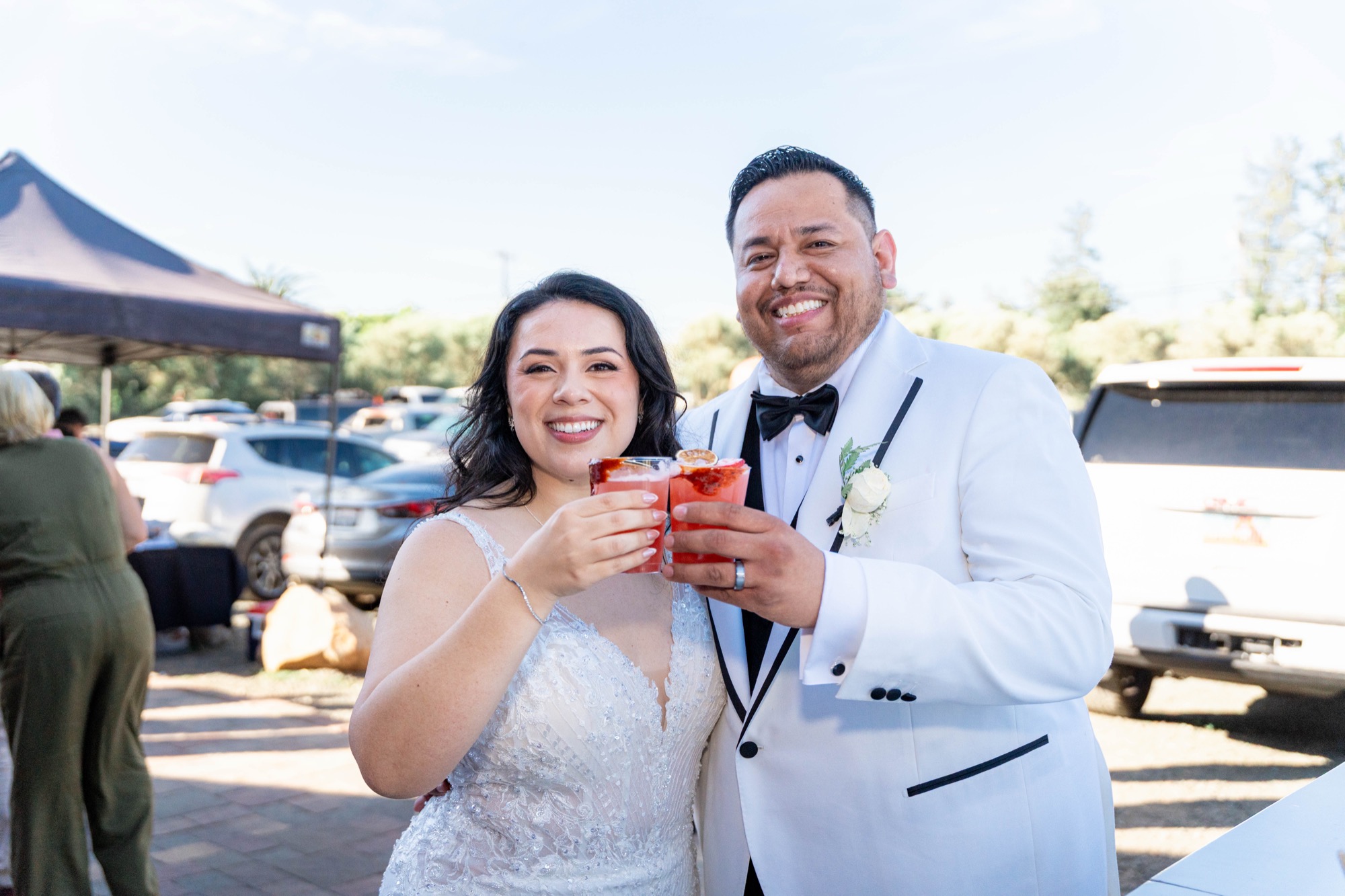 St. Vincent de Paul Church & Robledo Barn wedding photo